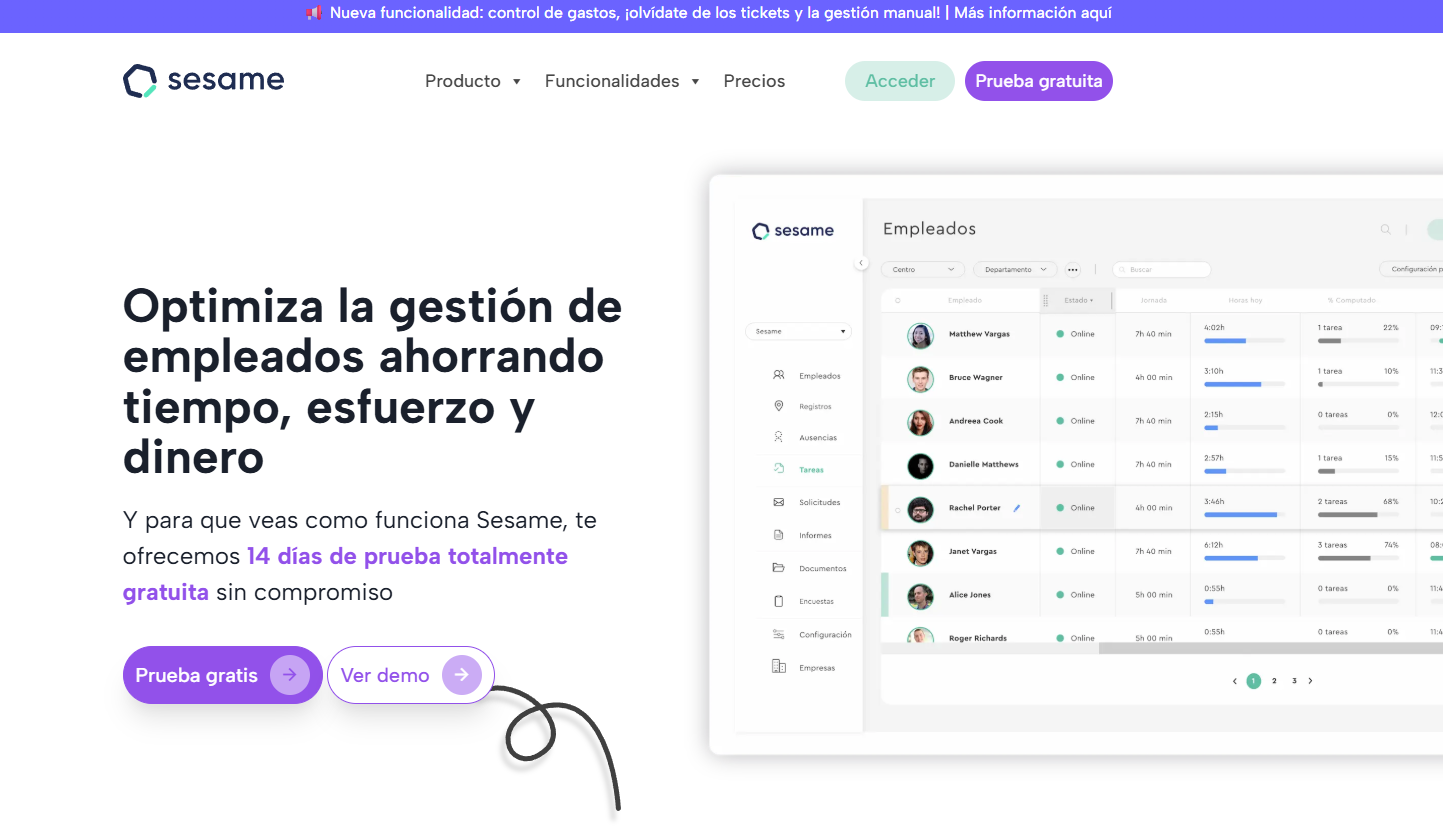 sesame sitio web